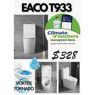 [CLIMATE VOUCHER] / [CDC] EACO T933-SS Rimless Toilet Closet (Tornado Flush)