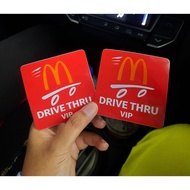 New - 2025 edition of mcd drive thru stickers for motorbikes