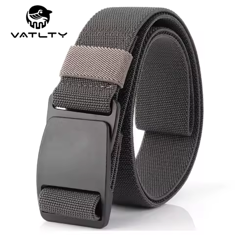 Metal-Free Stretch Belt High Quality Hard Nylon Quick Release Buckle Airport Working Belt Strong Nyl