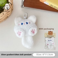 [Cat Keychain] Cat Doll Keychain Pendant Cat Statue Keychain Ring Keyring