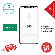 Oppo Reno Z | R15 | A9 2020 | A5 2020 5D Full Screen Tempered Glass Screen Protector