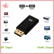 Purelove&gt; DisplayPort to HDMI-Compatible Adapter DP Male to Female HDMI-Compatible Video Audio Cable HD 4K 1080P for PC TV Laptop new