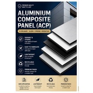 Aluminium Composite Panel (ACP) 3MM x 4ft x 8ft Double sided