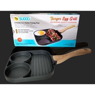 SUGGO BURGER EGG GRILL FRYING PAN 2 HOLES SUGGO EGG BURGER/ 2-HOLE BURGER EGG/