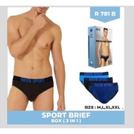 Cd / Men's Underwear Rider Sport 781 R781 R781B [3pcs]