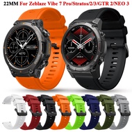 22mm Wrist Strap for Zeblaze Vibe 7 Pro/Stratos 2/3 Strap Watch Band For Zeblaze Btalk 2 Lite/Swim/NEO 3 Replaceable Wristbands