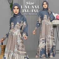 Gamis ledy dress jumbo Size L XL XXL 3XL 4XL