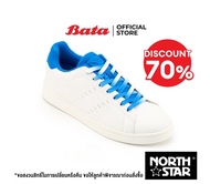 North Star by Bata บาจา รองเท้าผ้าใบผูกเชือก 2 สี พร้อมเทคโนโลยี Life Natural ลดกลิ่นกำจัดแบคทีเรีย 99% ใส่ได้ทั้งชายและหญิง Unisex รุ่นพีเม่  รหัส 8209052