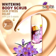 SAFFRON SKINCARE ORIGINAL ULTRA BRITENING/WHITENING BODY SCRUB - ORGANIC WITH AYURVEDIC AND NATURAL 
