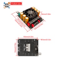 บอร์ดขยายกำลังไฟกระแสตรง18-50V ZK-6002 2.0สเตอริโอพร้อมการปรับความถี่โมดูลสูงและต่ำ600W + 600W TPA32