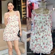 8705-4172 AURORA Set Long Shirt/Mini Dress Matching Shorts [2PM]