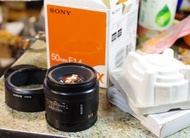 二手-Sony-Minolta -SAL50F14- 50mm -F1.4-w/hood-A mount -full frame AF Lens- 49mm Dia. filter -B-009