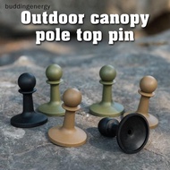 {BUDDI} 4Pcs Canopy Pole Lightning Cap Camping Post Thimble Insulated Plastic Safety Protection Outd