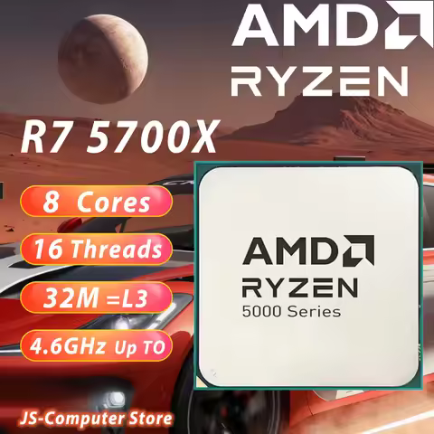 AMD Ryzen 7 5700X R7 5700X 4.6GHz 8-Core 16-Thread AM4 CPU Processor 65W L3=32M 100-000000926 For As
