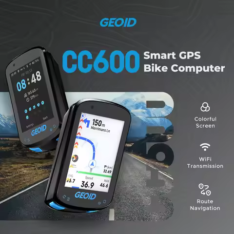 Geoid CC600 GPS Bike Computer Intelligent Cycling Speedometer & Odometer with Color Screen English L