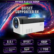 Hy450 Small Household Mini-Portable Projector Dual-Frequency Wifi Automatic Focus Hd Projection 1080