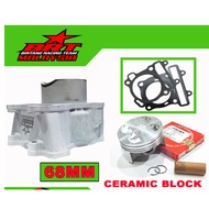[ 68MM ]  BRT RACING CERAMINC BLOCK WITH PISTON KIT SET SUZUKI RAIDER 150 FI  / GSX-R150
