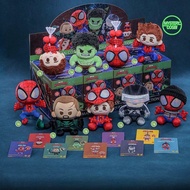 Spiderman Blind Box Plush Toy Green Goblin Hulk Cartoon Figure Trendy Collectible Ornament