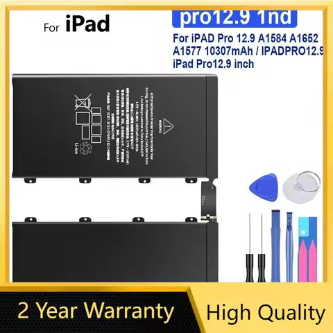 10307mAh Tablet Battery For IPad Pro 12.9 A1577 A1584 A1652 Bateria Replacement With Tools