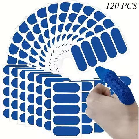 120pcs Blue Bowling Finger Thumb Tape Durable Polyester Protective Tape For Men Women Bowlers Game R
