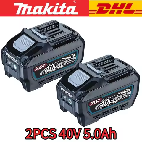 Makita 40V MAX XGT Lithium Ion Battery 5.0AH Original Battery BL4020 BL4025 BL4040 BL4050 BL4080 for