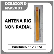 Antena Mobil Diamond Non Radial NW2001, Antenna Mobil Jeep Anten Hartop NW 2001 VHF UHF Dualband