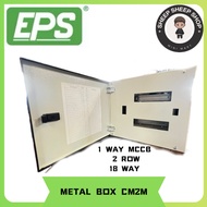 EPS CM2M-2N 2 ROW 18WAY + MCCB METAL CLAD MCB BOX CM2M-2N #18WAY #MCCB #METAL CLAD #MCB BOX #DB BOX 