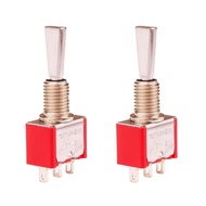 2Pcs RC Transmitter 2 Positions Long Toggle Switch for Taranis X9D Plus Radiomaster TX16s Jumper T12