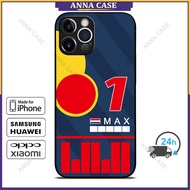 F1 Max Verstappen 1 Phone Case for iPhone 17 Pro Max / 15 Pro Max / 14 Pro Max / Samsung Galaxy S25 