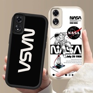 Shockproof Casing for OPPO A17 A17K A38 A58 F23 A60 A18 A78 A98 FF-26 Nasa Space