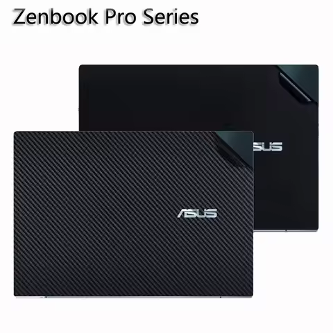 KH Carbon fiber Sticker Skin Cover for ASUS ZenBook Duo 14 UX481 UX482 UX482EG UX482EA 14" ZenBook P