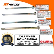 AXLE WHEEL ORIGINAL YAMAHA FRONT REAR WHEEL SHAFT LC135 Y15ZR 3AY-F5181-01 5BP-F5381-00 3NA-F5181-01
