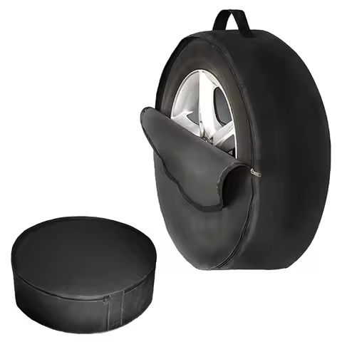 1Pc Car Tyre Storage Bag Snow Tyre Cover RVs Van Spare Tyre Cover Universal Tyre Storage Bag Auto Wi