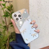 3D Pearl Bow Compatible For OPPO A6 Pro A5 A5i A5X A2M A3X A3 A2X A2 A98 A80 A79 A59 A16K A16E A1X A