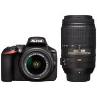 [USED in Japan] Nikon Digital SLR Camera D5500 Double Zoom Kit Black 24.16 million pixels 3.2-inch L