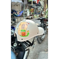 ️ capybara ️ Women's helmet with bara pattern printed _ thick, quality product