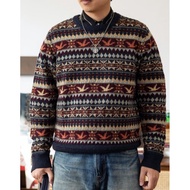 費爾島毛衣 純羊毛編織 圓領 男女皆可 北歐風 英式復古秋冬單品