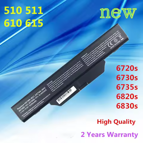 New HSTNN-IB51/LB51/IB62/OB62 Laptop Battery for HP COMPAQ 510 550 610 615 6720s 6730s 6735s 6820s 6