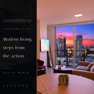 Sky-high1 BR Downtown Miami's heart - Pool & Gym