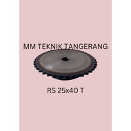 Sprocket RS 25 x 40 T Gear Chain Single Gear Z 40T RS25 -1 25Z40 25X40T 25-1 type B RS-25x40T