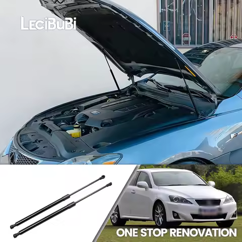 For Lexus IS250 IS300 IS350 2005-2013 2pcs Front Bonnet Hood Strut Lift Support Bars Gas Spring Damp