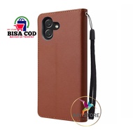 SAMSUNG A04 FLIP LEATHER CASE PREMIUM-FLIP WALLET CASE KULIT UNTUK SAMSUNG A04 - CASING DOMPET-FLIP 