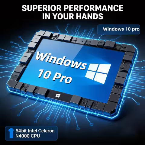 4GB RAM 32GB ROM 10.1 INCH Windows 10 Tablet 1280*800 IPS HDMI 64-bit Intel Celeron N4000 CPU WIFI B