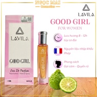 Nước hoa nữ Good Girl mini Lavila cao cấp (20ml) chính hãng lưu hương chuẩn Pháp từ 8 đến 12 giờ