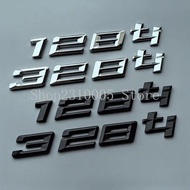128ti 328ti Letters Numbers ABS Car Emblem for New 120i 125i 128i 320i 325i 328i Car Trunk Nameplate