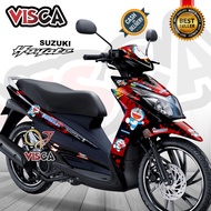 Decal Hayate 125 Full Body Stiker Hayate 125 Full Body Striping Hayate 125 DORAEMON