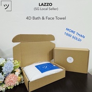 [SG Local Seller + FREE SMALL TOWEL] 4D & Toto Design Super Huat Bath Towel | 140cm x 70cm