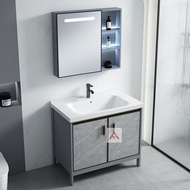 [Sg Sellers] Floor-Standing Washbasin Assembled Cabinet Bathroom Cabinet vanity cabinet  Mirror Cabinet toilet cabinet Scratch Resistant High Temperature stain and wear resistant
