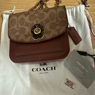 Coach madison 16 山茶花 老花 復古小方包