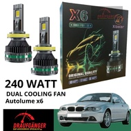 LED Headlight bmw E46 240 Watt Autolume X6 PnPOriginal bmw E46